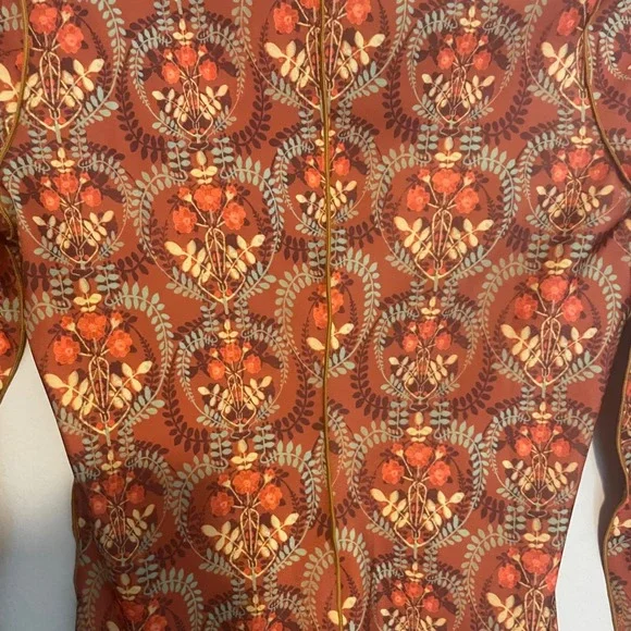 Hunter Bell Connor top harvest medallion XS festival boho 70s turtleneck - Picture 8 of 8